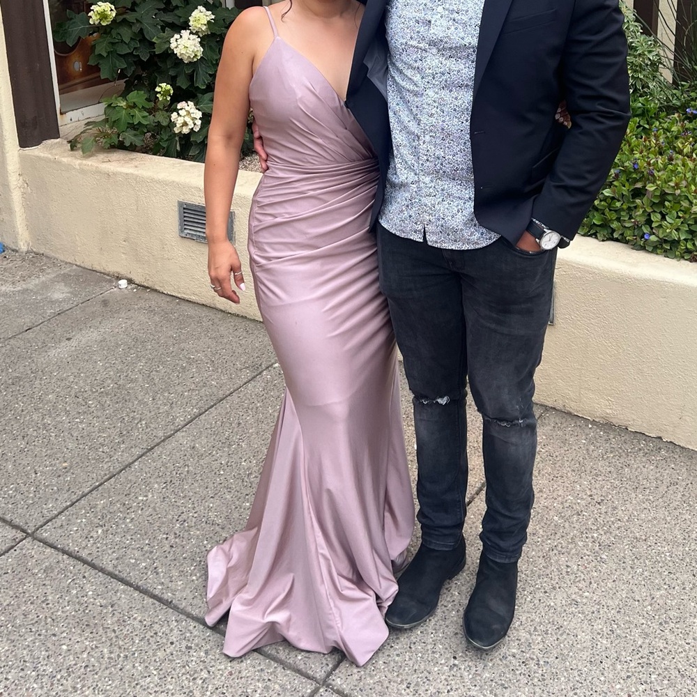 Bari Jay Women's Blush Evening Gown - Picture 5 of 5